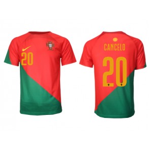 Portugalia Joao Cancelo #20 Koszulka Podstawowych MŚ 2022 Krótki Rękaw